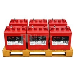 Pack 6 Bater�as ROLLS 8 FS GC | 8 Voltios 155 Amperios